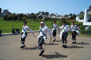 The boys Jumping and Dashing in San Francisco